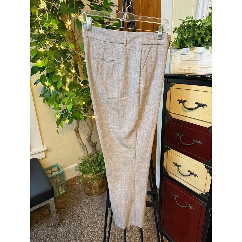Nine West Women's 16 Short Gray Mid Rise Barely Bootcut Dress Pants NWT - Picture 3 of 6